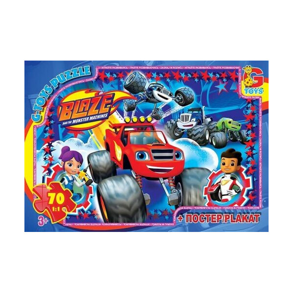 

Пазл G-toys Blaze t142673 70 элементов