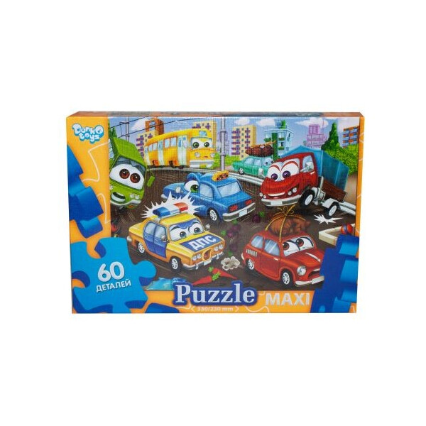 

Пазл Maxi Danko Toys Машинки 60 элементов