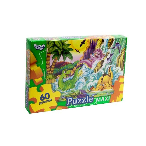 

Пазл Maxi Danko Toys Динозавры 60 элементов