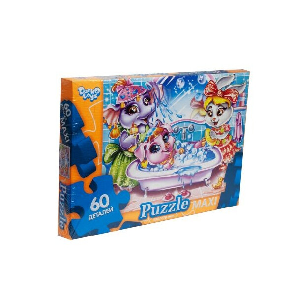 

Пазл Maxi Danko Toys Зверюшки в ванной 60 элементов