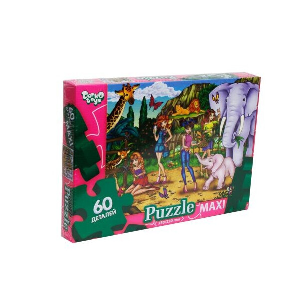

Пазл Maxi Danko Toys Зоопарк 60 элементов