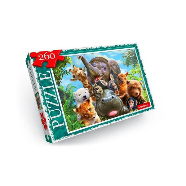 

Пазл Danko toys Забавные животные 260 элементов