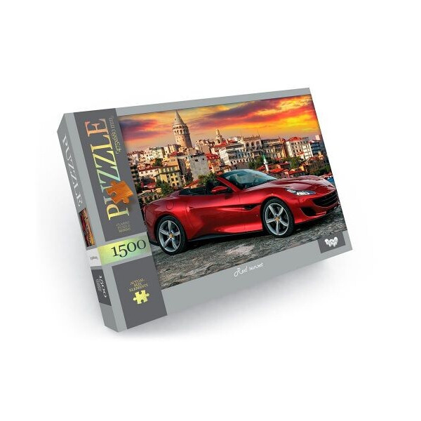

Пазл Danko toys Красное авто 1500 элементов