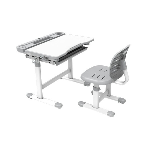 

Детская парта со стульчиком FunDesk Cura Grey