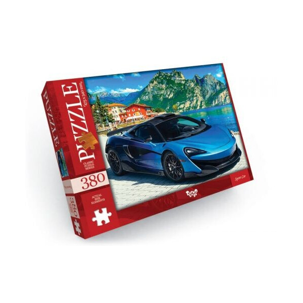 

Пазл Danko toys Синий автомобиль 380 элементов