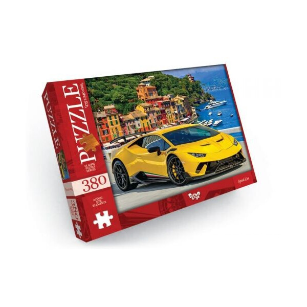 

Пазл Danko toys Желтое авто 380 элементов