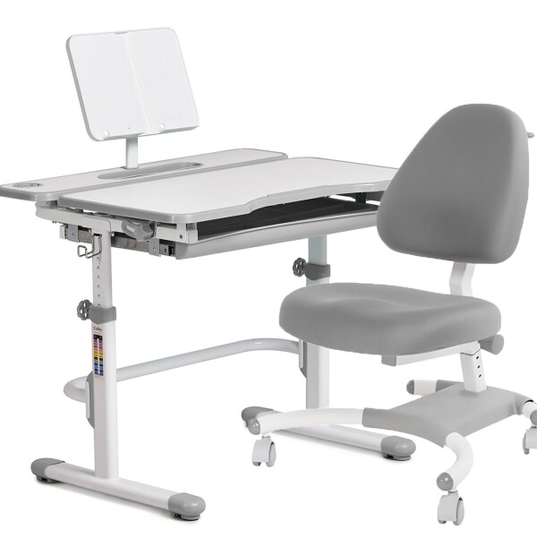 

Комплект для школьника растущая парта Cubby Fressia Grey + кресло для дома FunDesk Ottimo Grey