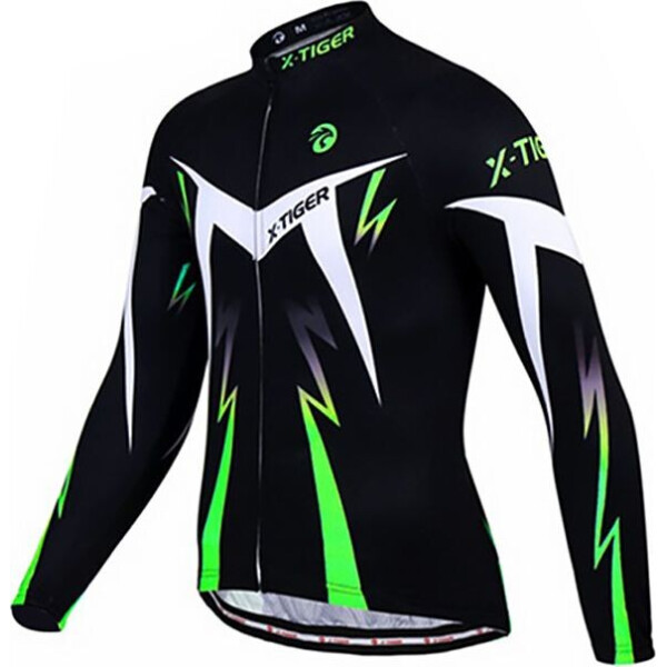 

Велоджерси X-Тiger XM-CY-013 кофта с длинным рукавом Green S