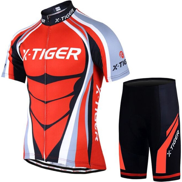 

Велокостюм X-Тiger QT/T1616 Red XXL футболка короткий рукав + шорты