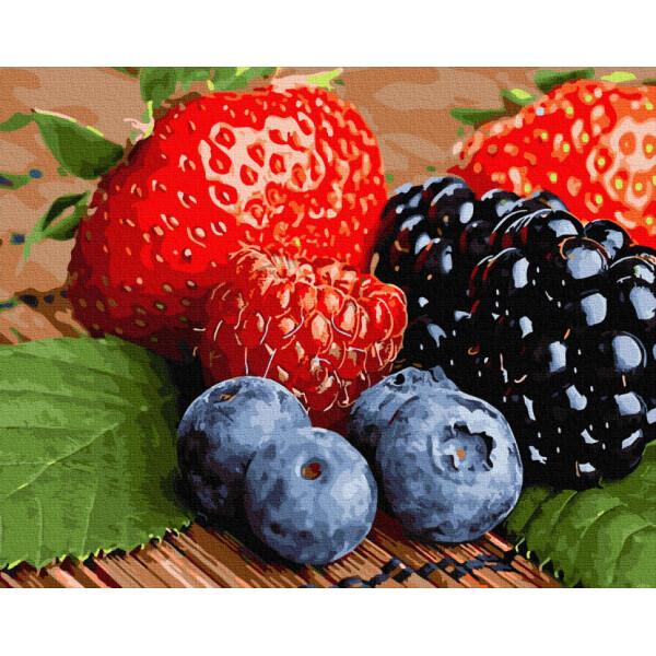

Картина по номерам. Brushme "Ягодный натюрморт" GX34290