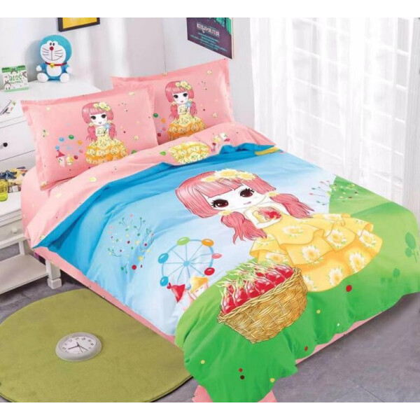 

Детское постельное белье Сказочная поляна, 150x220 см, Полуторный Комплект