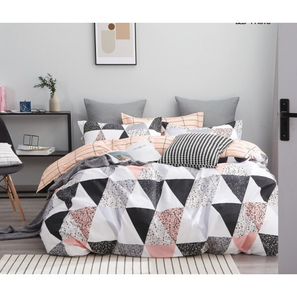 Постельное Белье Бостон Треугольники, 220x240, Евро Комплект