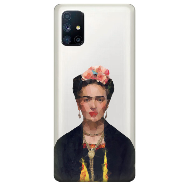 

Прозрачный силиконовый чехол OKcovers для Samsung Galaxy M51 с рисунком - Фрида Кало (KS6792)