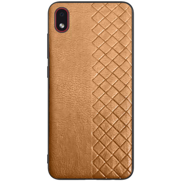 

Кожаная накладка WeaveSide (PU) для Samsung Galaxy M01 Core (Коричневый) (1016874)