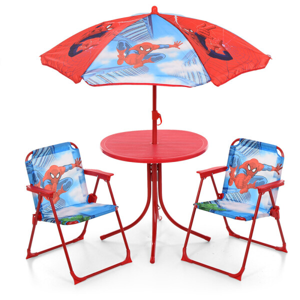 

Столик Bambi с зонтиком и стульчиками Bambi Spider-Man 93-74-SP Blue/Red (93-74)