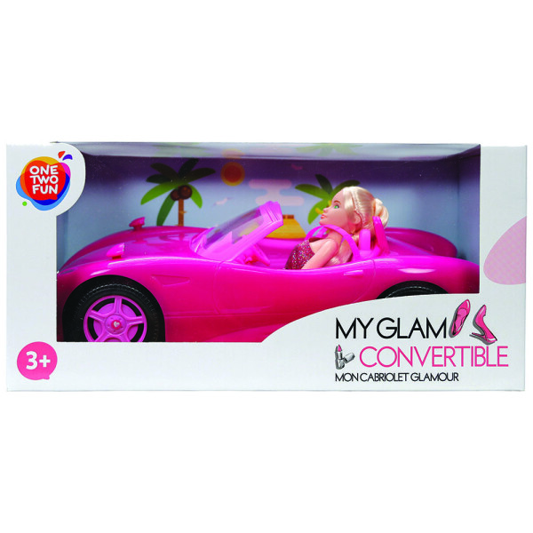 

Кукла в автомобиле One Two Fun My Glam Convertible, 38 см