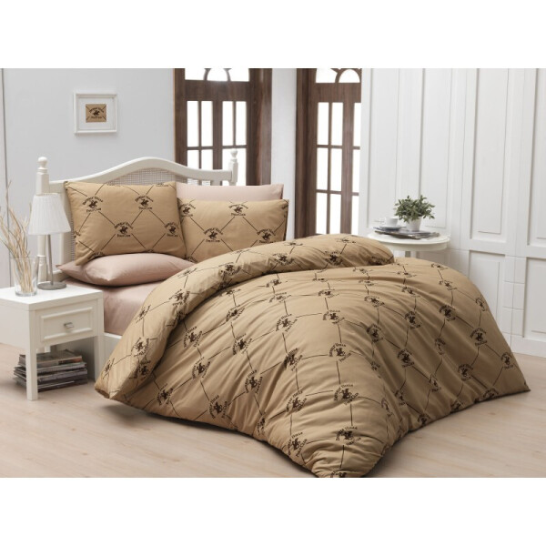 

Постельное белье Beverly Hills Polo Club ранфорс - BHPC 006 Beige полуторный (2000022198738)