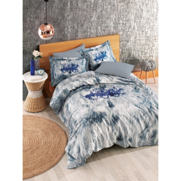 

Постельное белье Beverly Hills Polo Club ранфорс - BHPC 018 Blue евро (2000022198936)