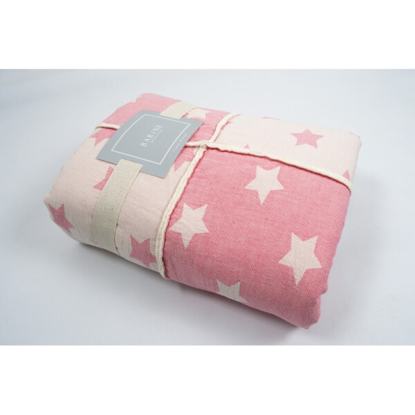 

Плед микроплюш Barine - Star Patchwork throw pink розовый 130*170 (svt-2000022233149)