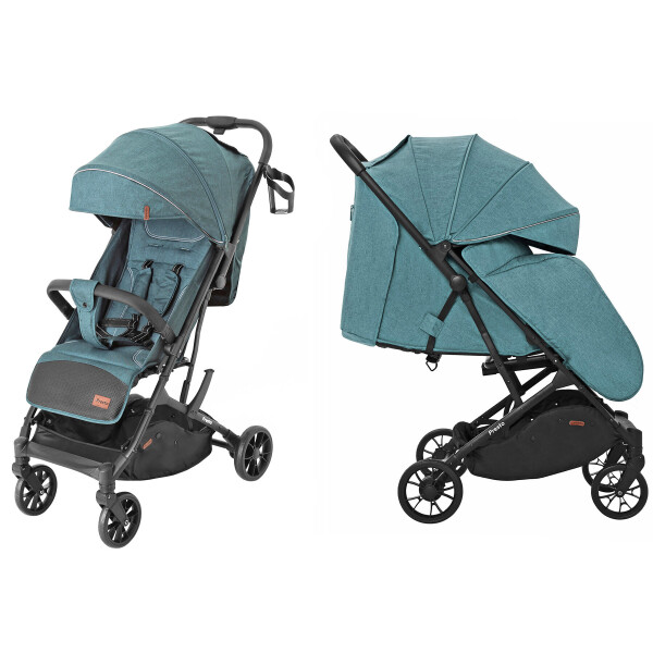 

Коляска прогулочная CARRELLO Presto CRL-9002 Midnight Green +дождевик М