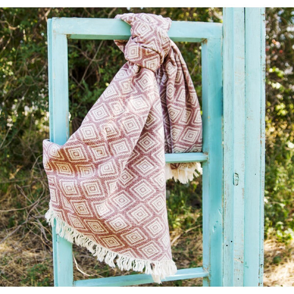 

Плед-накидка Barine - Diamond Throw burgundy бордовый 130*170 (227464825)