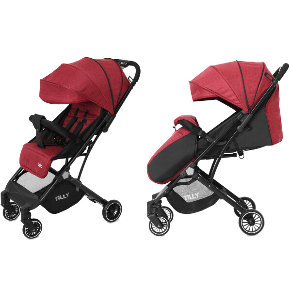 

Коляска прогулочная Tilly Bella T-163 Brick Red +дождевик S
