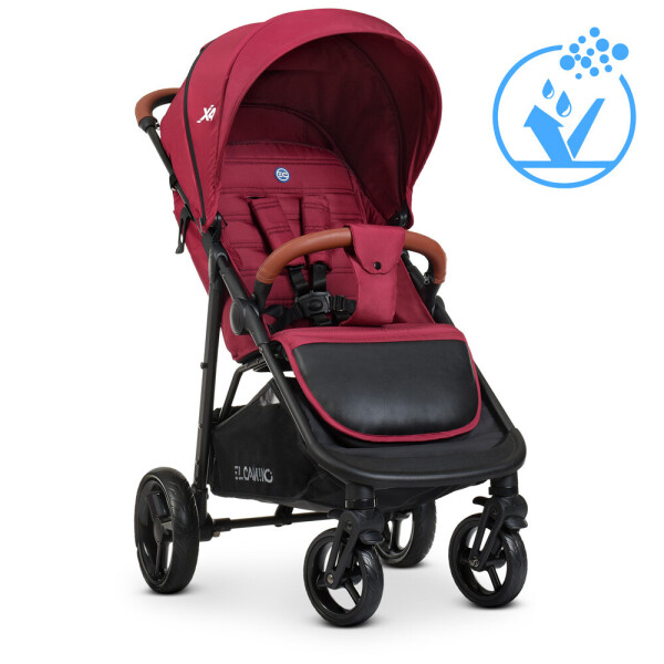 

Коляска детская ME 1024 X4 Deep Red