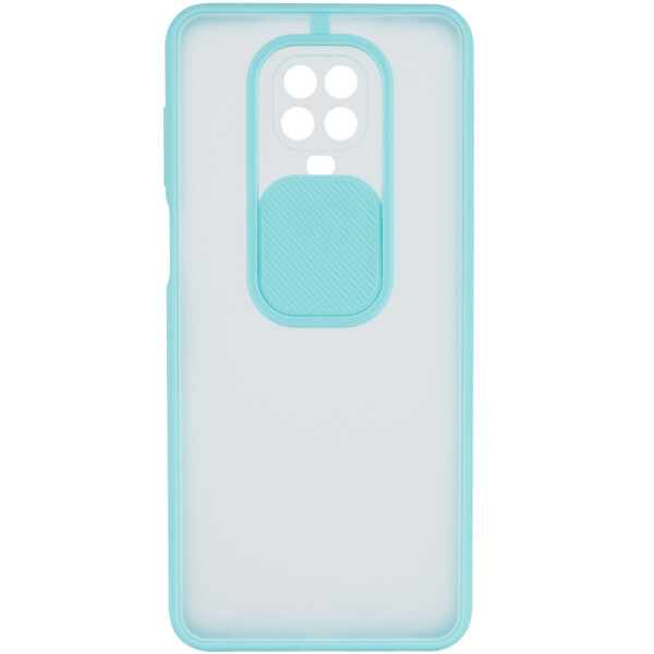 

Чехол Camshield mate TPU со шторкой для камеры для Xiaomi Redmi Note 9s / Note 9 Pro /Note 9 Pro Max Бирюзовый (140584)