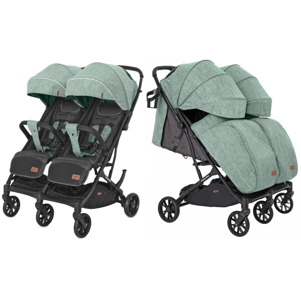 

Коляска прогулочная CARRELLO Presto Duo CRL-5506 Tea Green +дождевик