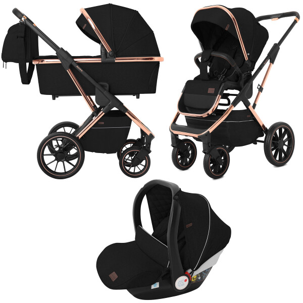 

Коляска универсальная CARRELLO Aurora CRL-6502 (3in1) Space Black +дождевик /1/