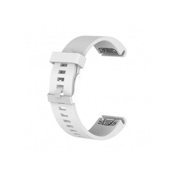 

Ремешок для Garmin QuickFit 20 Smooth Silicone Band White