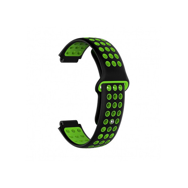 

Ремешок для Garmin Universal 16 Nike-style Silicone Band Black/Green