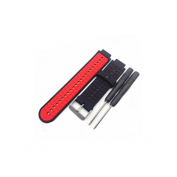 

Ремешок для Garmin Universal 16 2Colors Silicone Band Black/Red