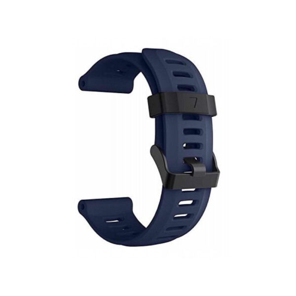 

Ремешок для Garmin Instinct Smooth Silicone Band Graphite Blue