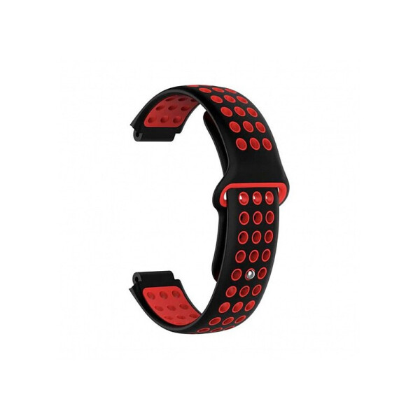 

Ремешок для Garmin Universal 16 Nike-style Silicone Band Black/Red