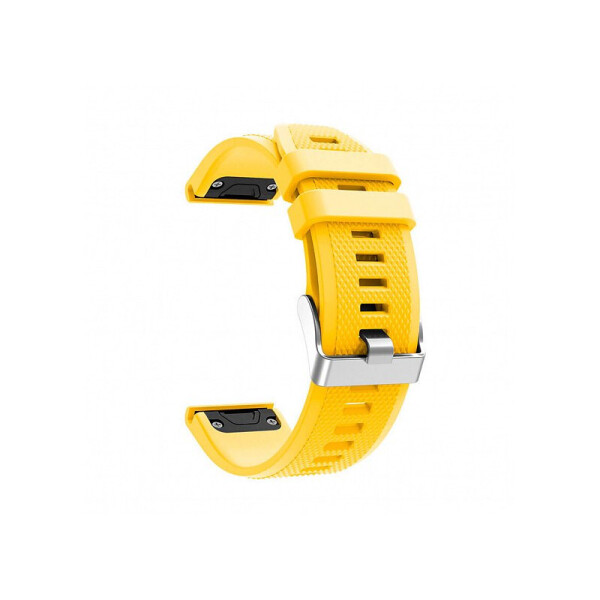 

Ремешок для Garmin QuickFit 22 Dots Silicone Band Yellow