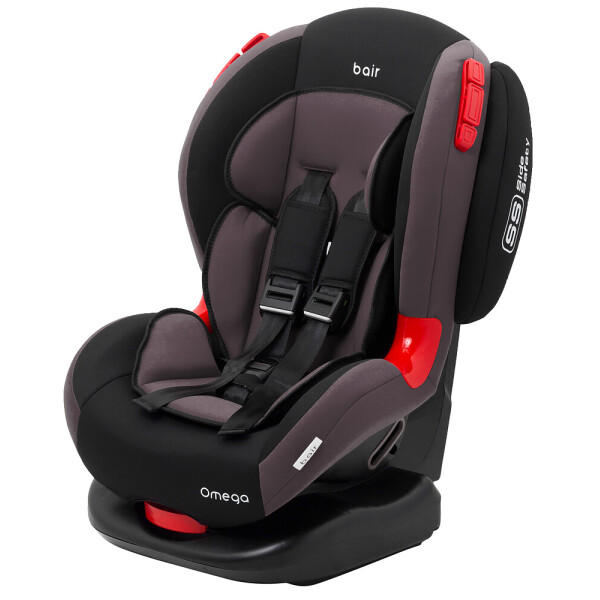 

Автокресло Bair Omega 1/2 (9-25 кг) DO2435 черный - серый смоки