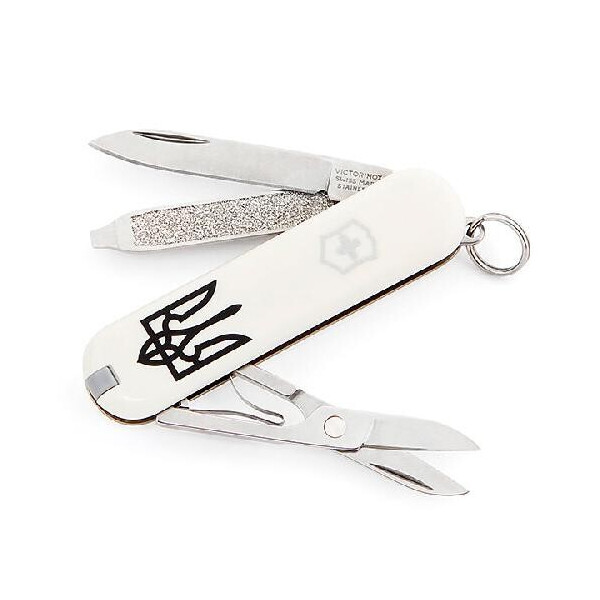 

Нож Victorinox Classic Sd Ukraine белый 0.6223.7R1