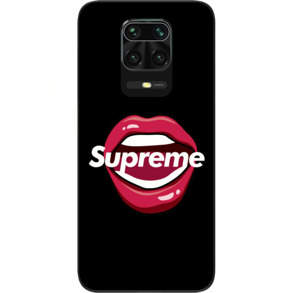 

Бампер силиконовый чехол Amstel для Xiaomi Redmi Note 9S / Note 9 Pro с картинкой Губы Supreme