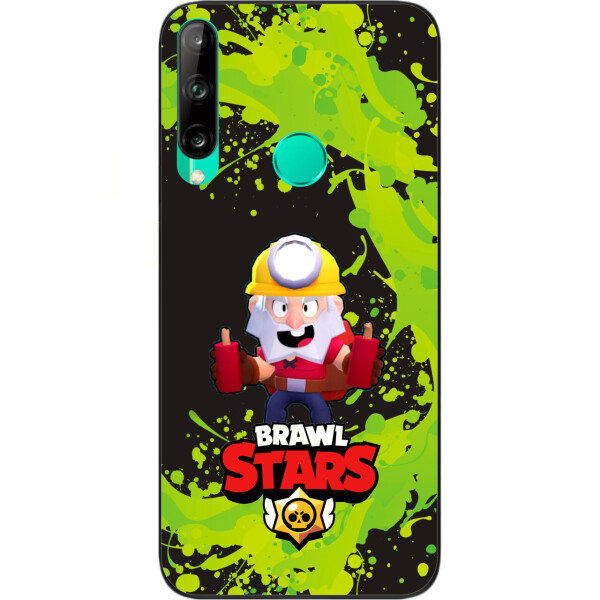 Силиконовый чехол Amstel с рисунком для Huawei P40 Lite E Бравл Старс герои Динамайк