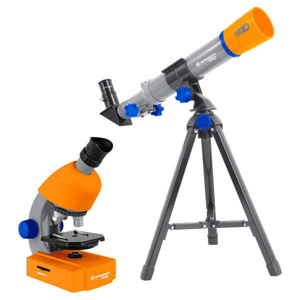 

Микроскоп Bresser Junior 40x-640x + Телескоп 40/400