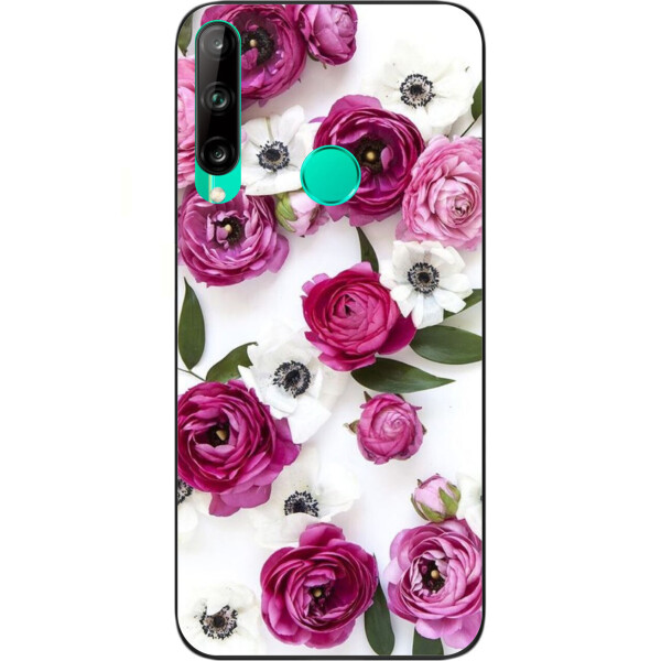 

Силиконовый чехол бампер Amstel для Huawei P40 Lite E с картинкой Цветы