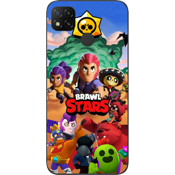 

Силиконовый чехол Amstel с рисунком для Xiaomi Redmi 9C Бравл Старс
