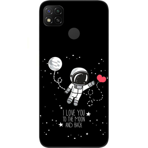 

Силиконовый чехол Amstel с картинкой для Xiaomi Redmi 9C Любовь до луны и назад