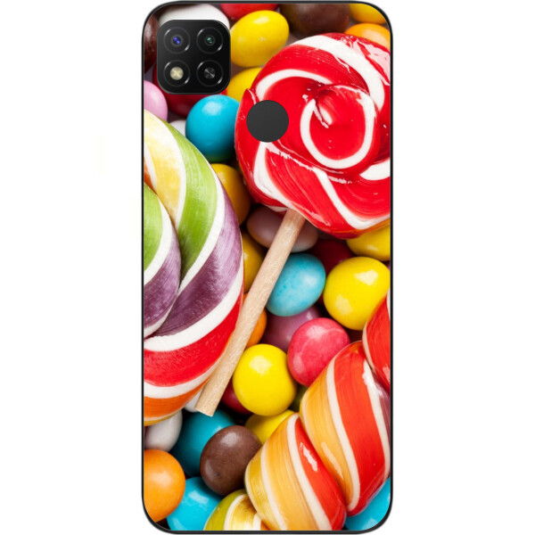 

Силиконовый чехол бампер Amstel для Xiaomi Redmi 9C с картинкой Конфеты