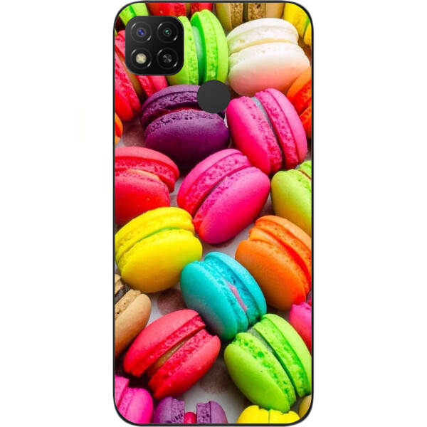 

Силиконовый чехол бампер Amstel для Xiaomi Redmi 9C с картинкой Макаруны