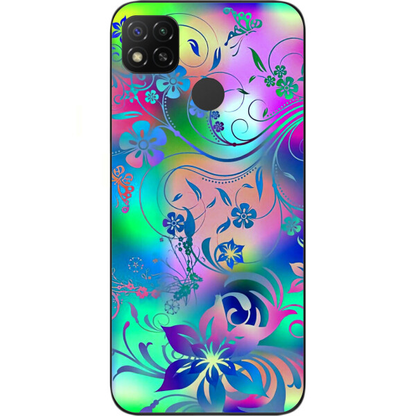 

Силиконовый чехол бампер Amstel для Xiaomi Redmi 9C с картинкой Цветочный узор