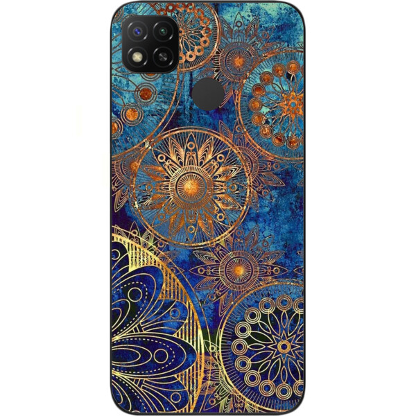

Силиконовый чехол бампер Amstel для Xiaomi Redmi 9C с картинкой Круги винтаж