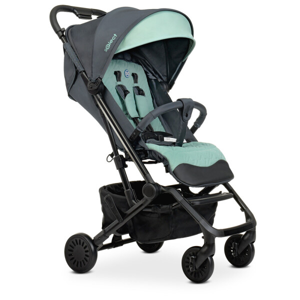 

Детская прогулочная коляска El Camino ME 1070 Select Gray Mint, мятно-серый