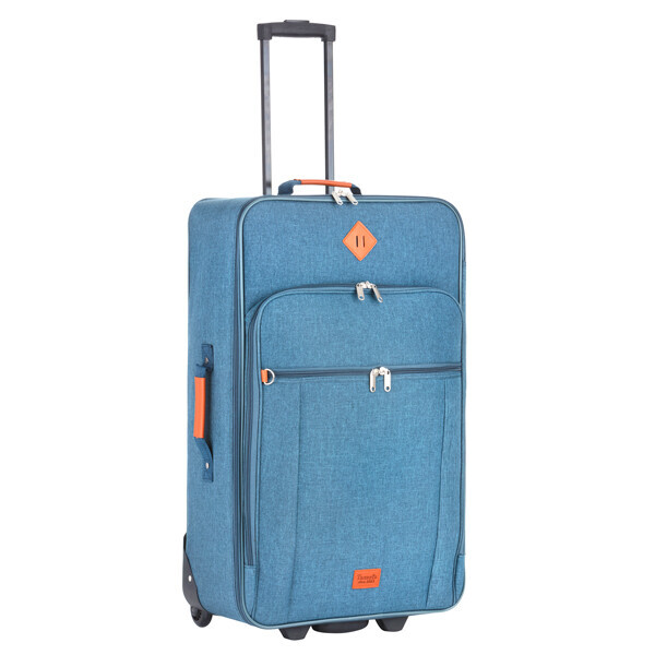 

Чемодан TravelZ Hipster (M) Jeans Blue